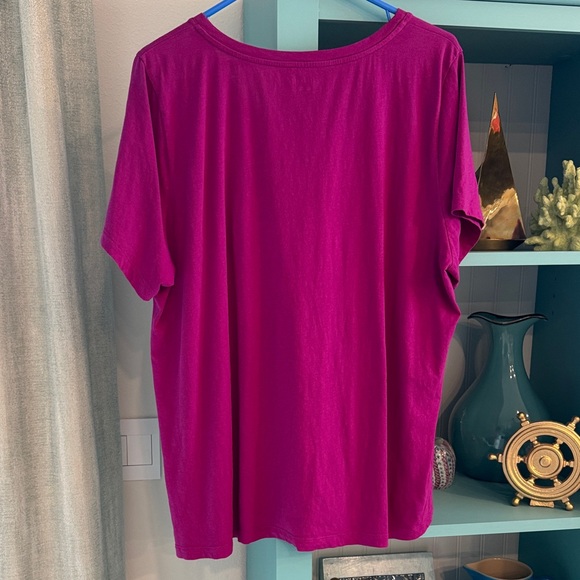Eileen Fisher Women's Magenta Top XL - Picture 3 of 4